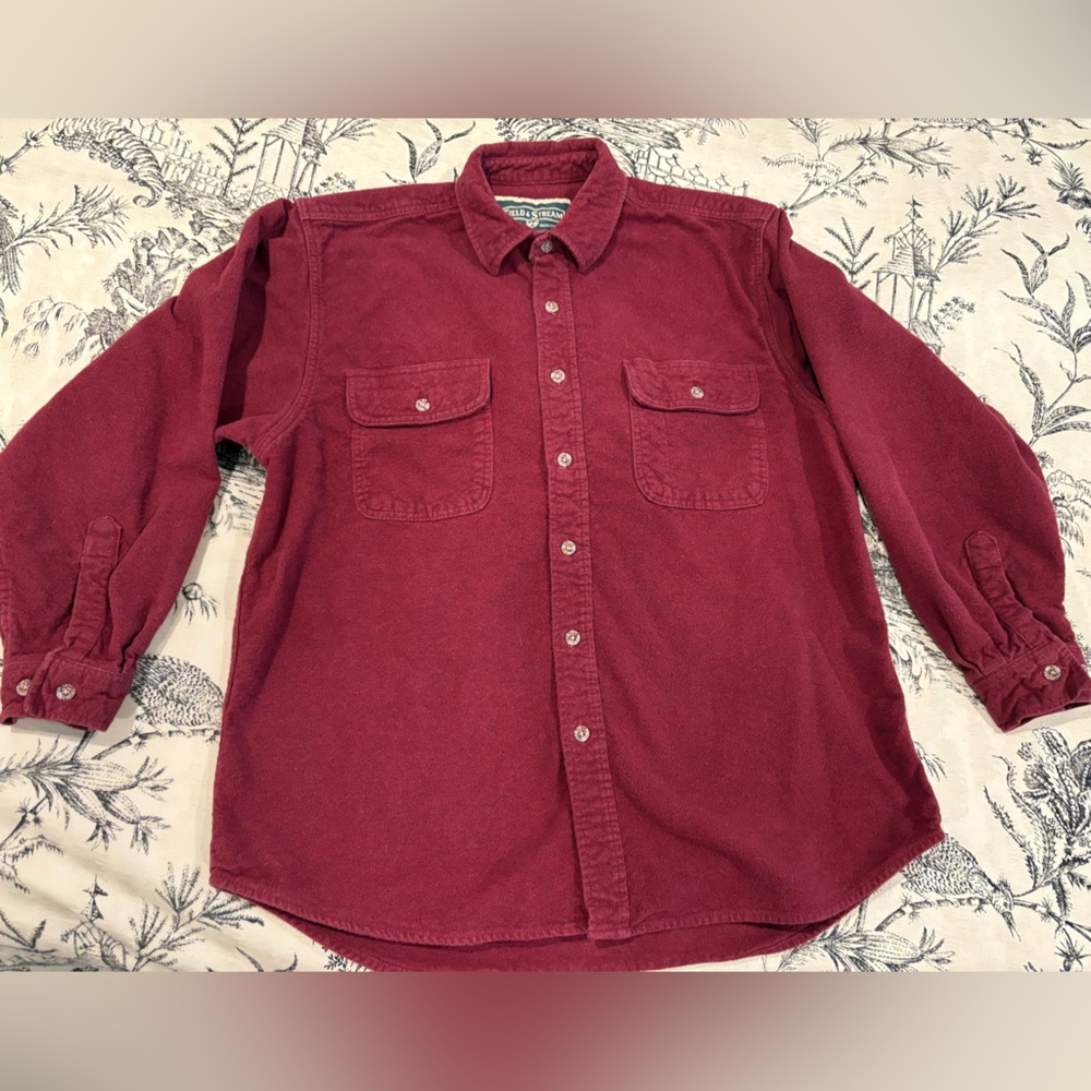 Field & Stream Brushed Flannel Heavy Cotton Shirt/Jacket